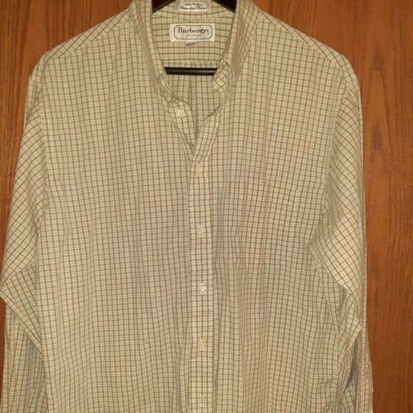 burberry shirt mens brown